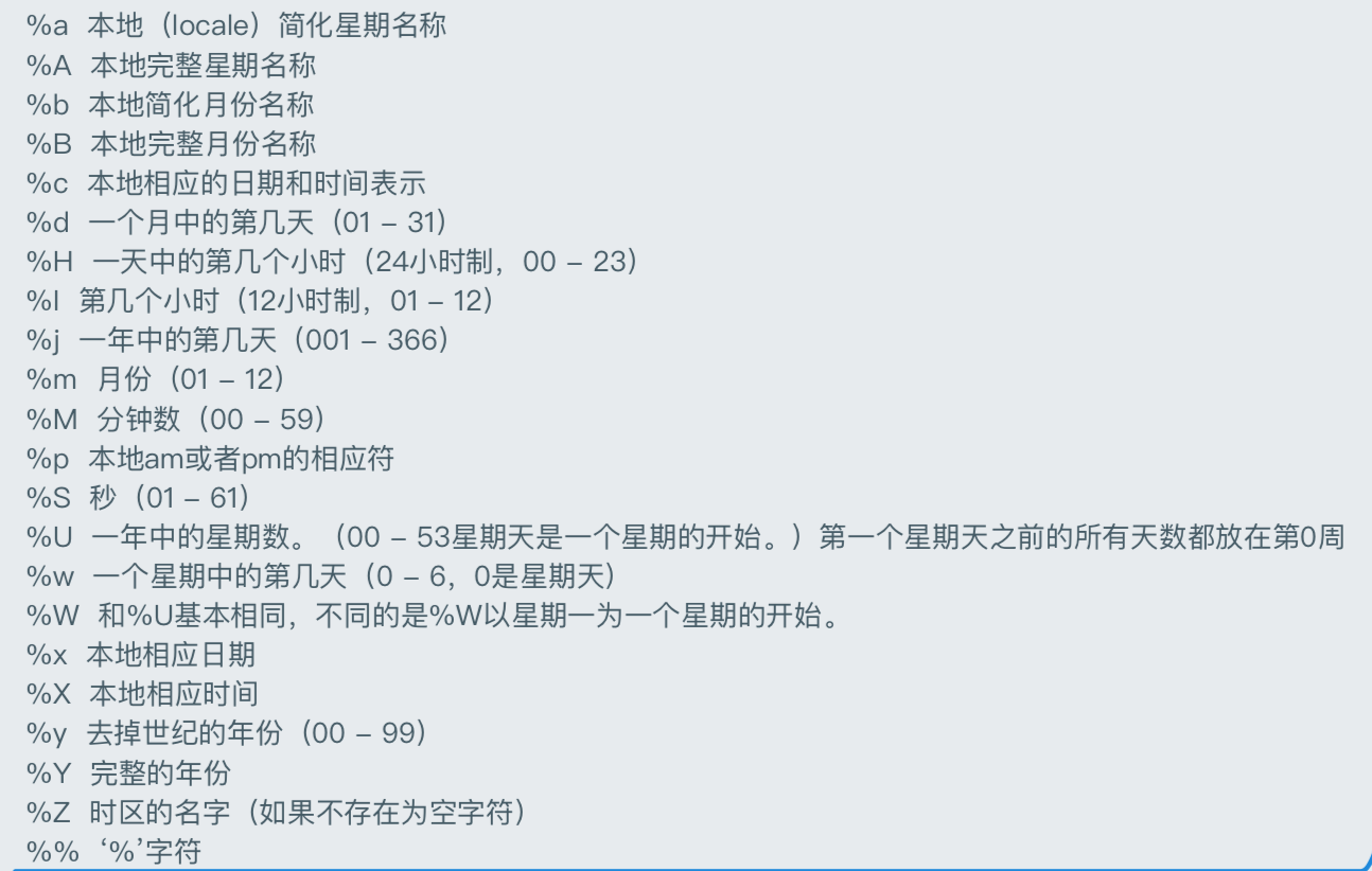 格式化时间字符串